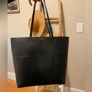 Tory Burch Single Compartment Leather Tote Bag